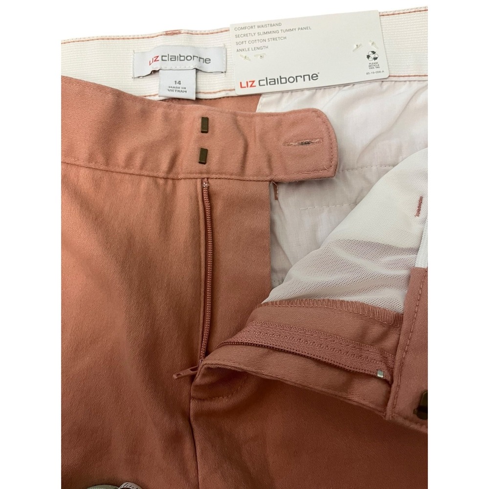 Liz Clayborn straight‎ leg ankle length size 14 women's pants - Picture 9 of 10